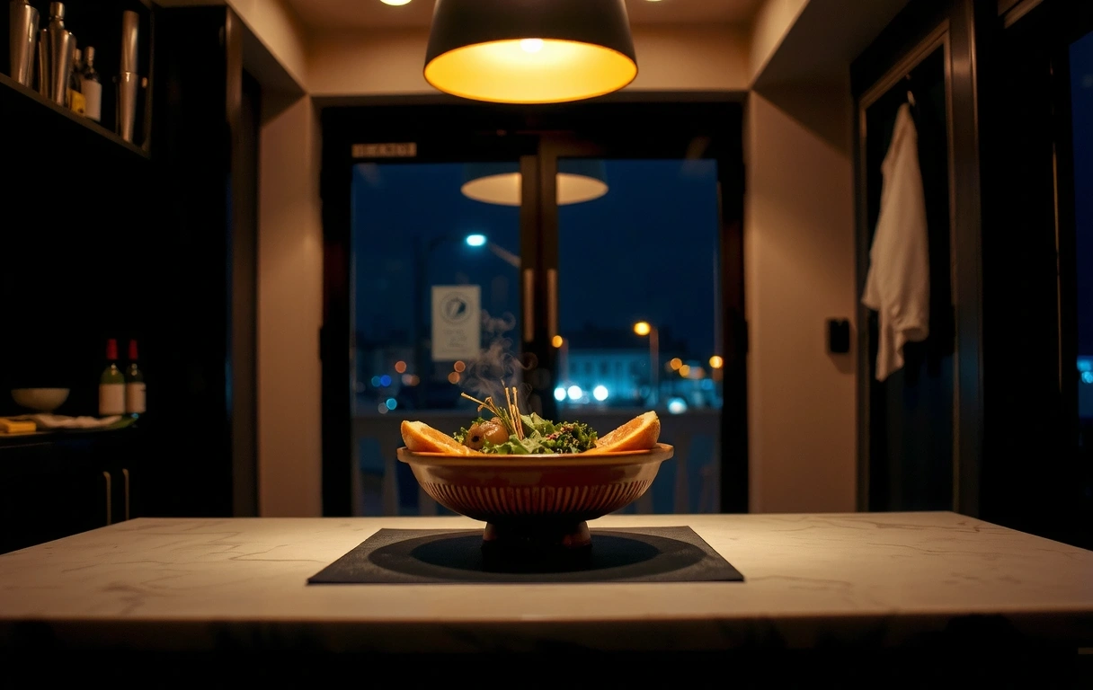 Abendliche Akademie Atmosphäre